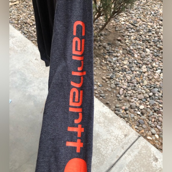 Carhartt Dark Gray Long Sleeve Shirt - Picture 3 of 3